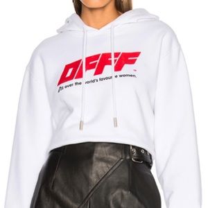 Off-White cropped hoodie
